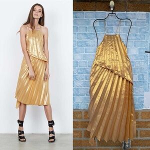 ISLA PLEATS PLEASE MIDI DRESS XS